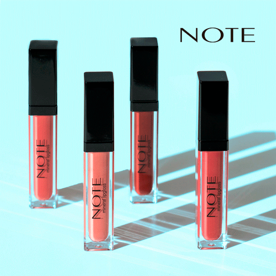 Mineral Lipgloss - Note Cosmetics Colombia 